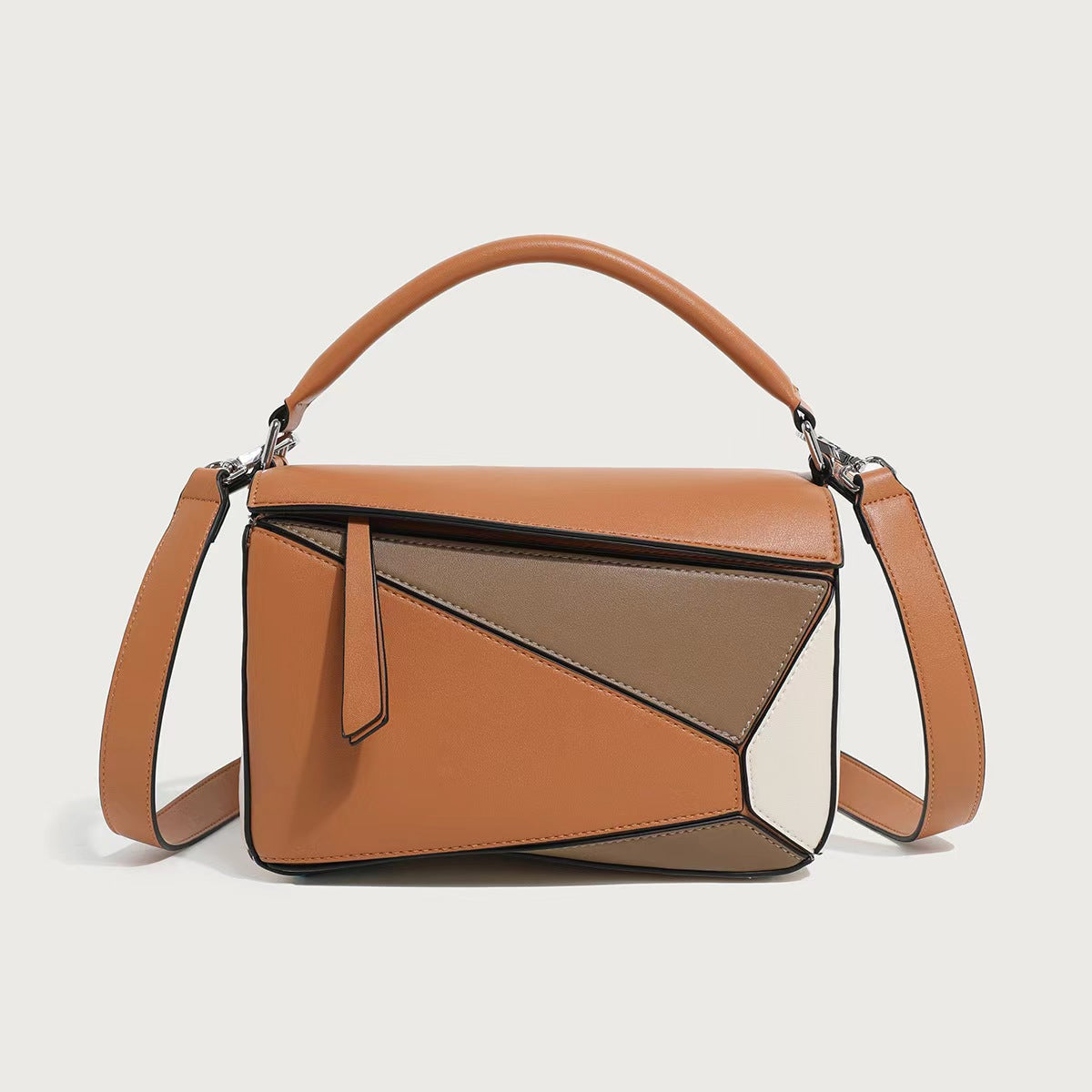 Sac à bandoulière tendance pour femme en cuir PU