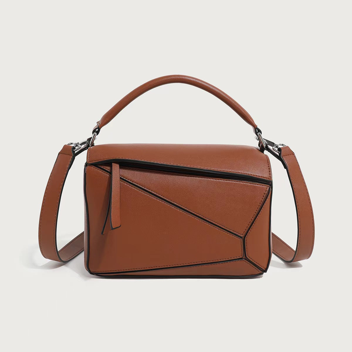 Sac à bandoulière tendance pour femme en cuir PU