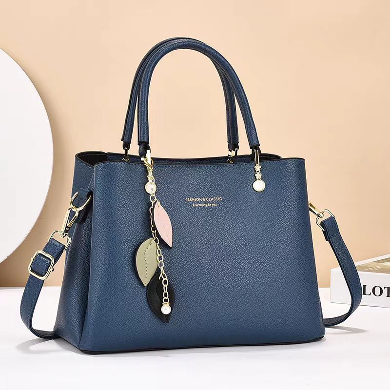 Large leather handbag | shoulder bag